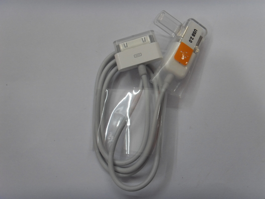Custom Apple iPhone 4S Car Chargers USB Cable 1.0m for iPhone 3G,3GS