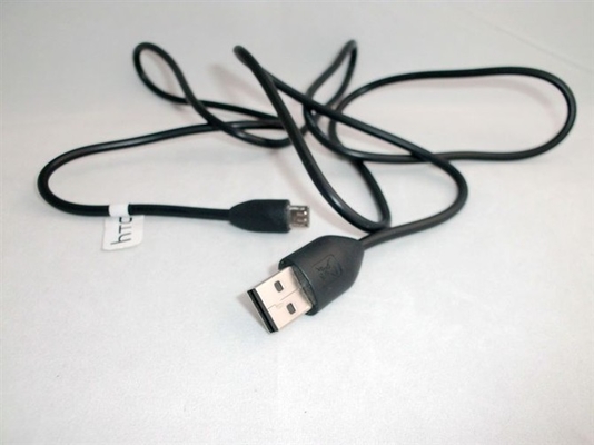 Black HTC Visible Light Mini USB Data Cable with good quality